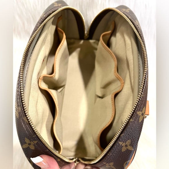 Authenticated Louis Vuitton Trouville Handbag Shoulder Bag Tote Purse - Picture 10 of 16